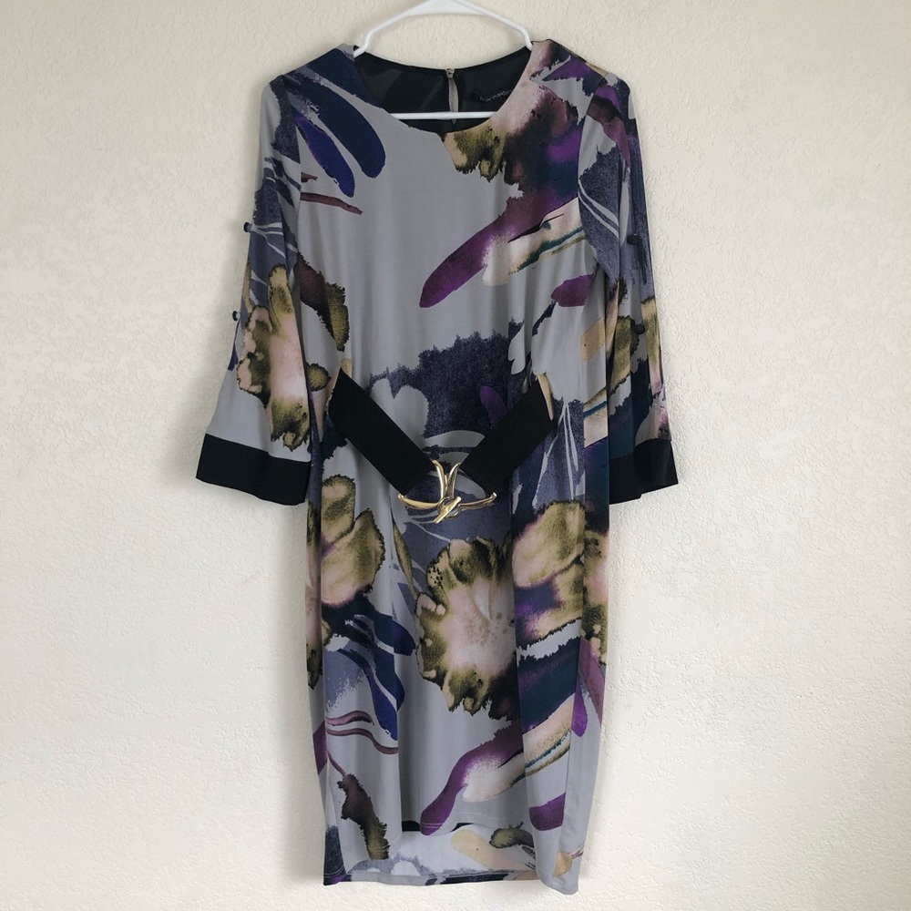 NWT midi dress with belt